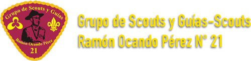 Logo del Grupo de Scout y Guías Ramón Ocando Pérez 21
